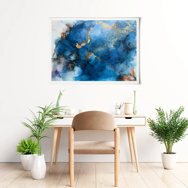 It's All Blue Art Print