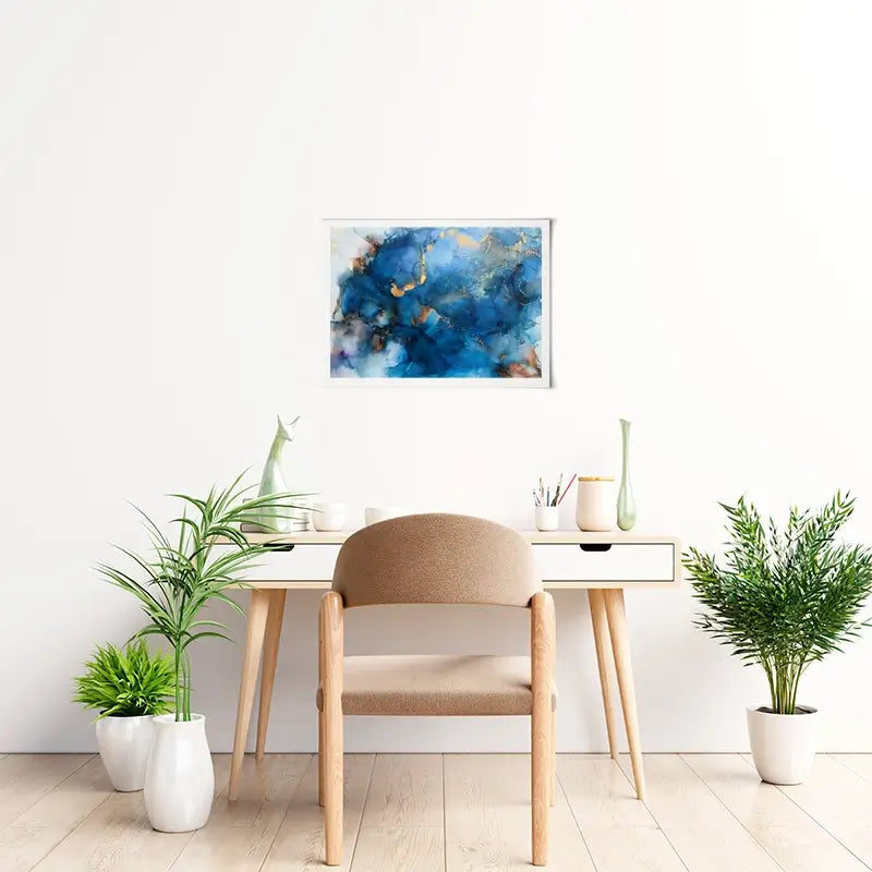 It's All Blue Art Print