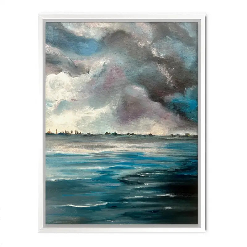 Grey Bay Canvas Print