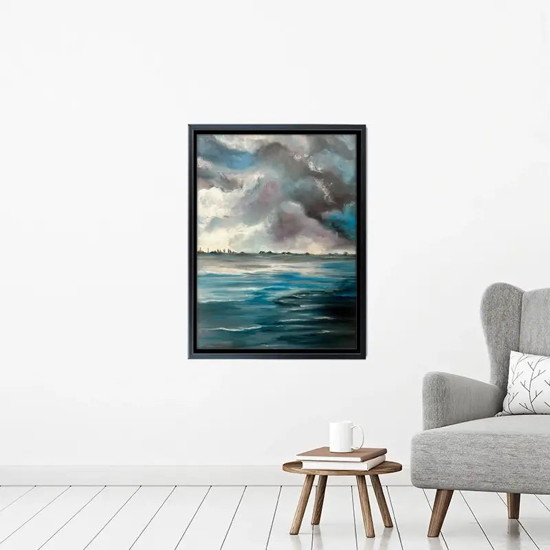 Grey Bay Canvas Print