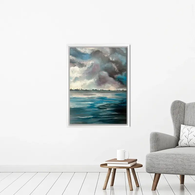 Grey Bay Canvas Print