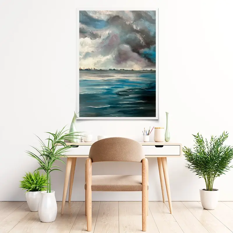 Grey Bay Art Print