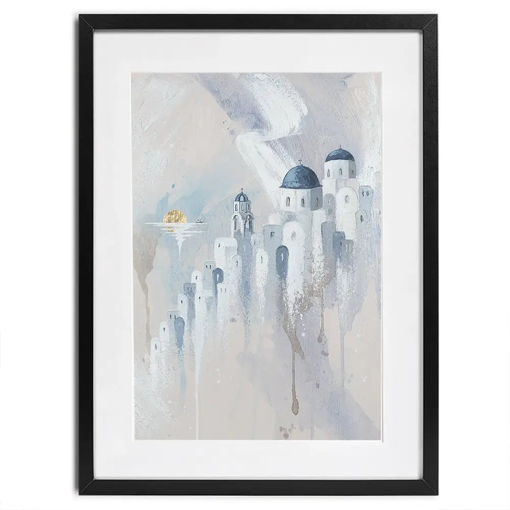 Santorini Paradise Framed Art Print