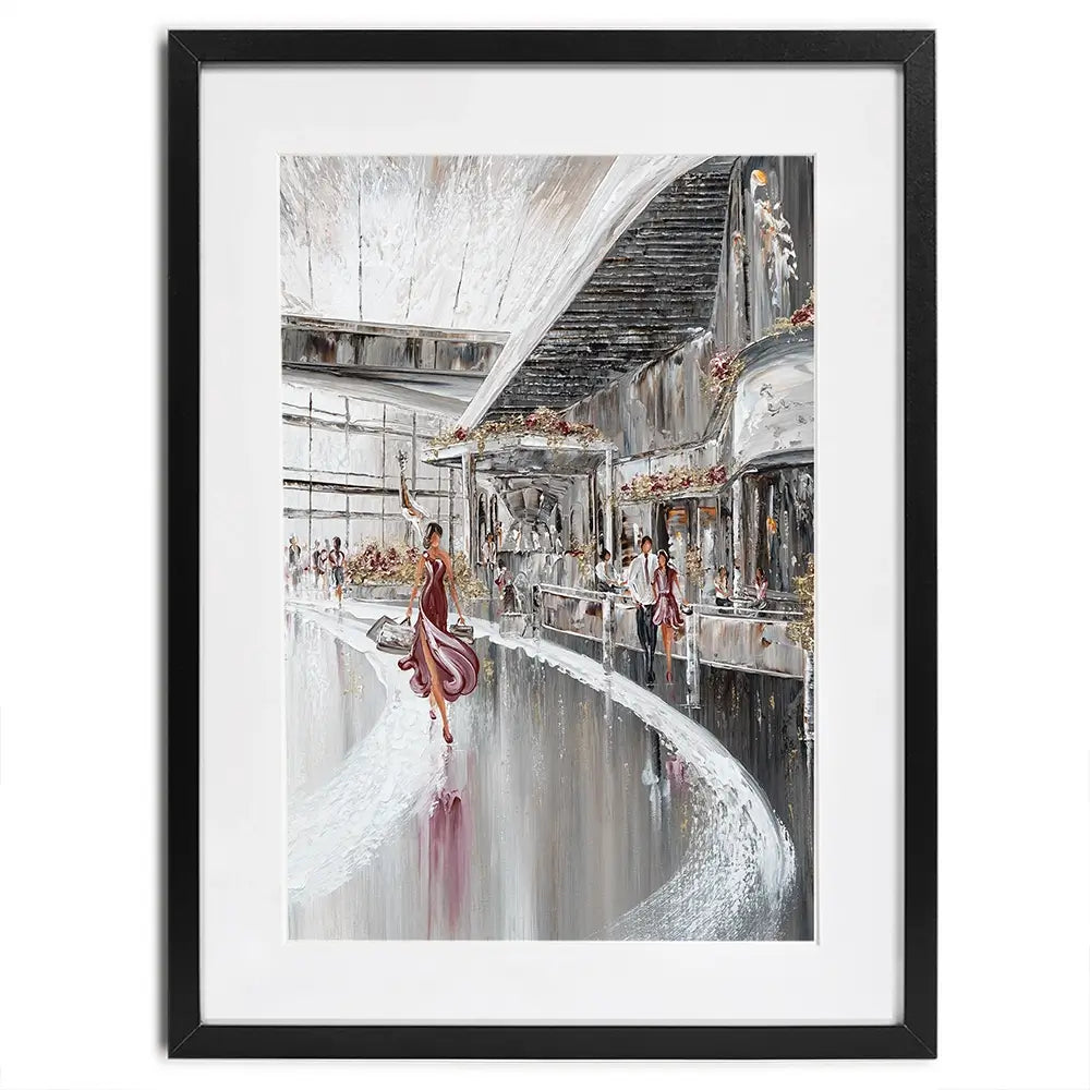 Shopping Therapy Framed Art Print