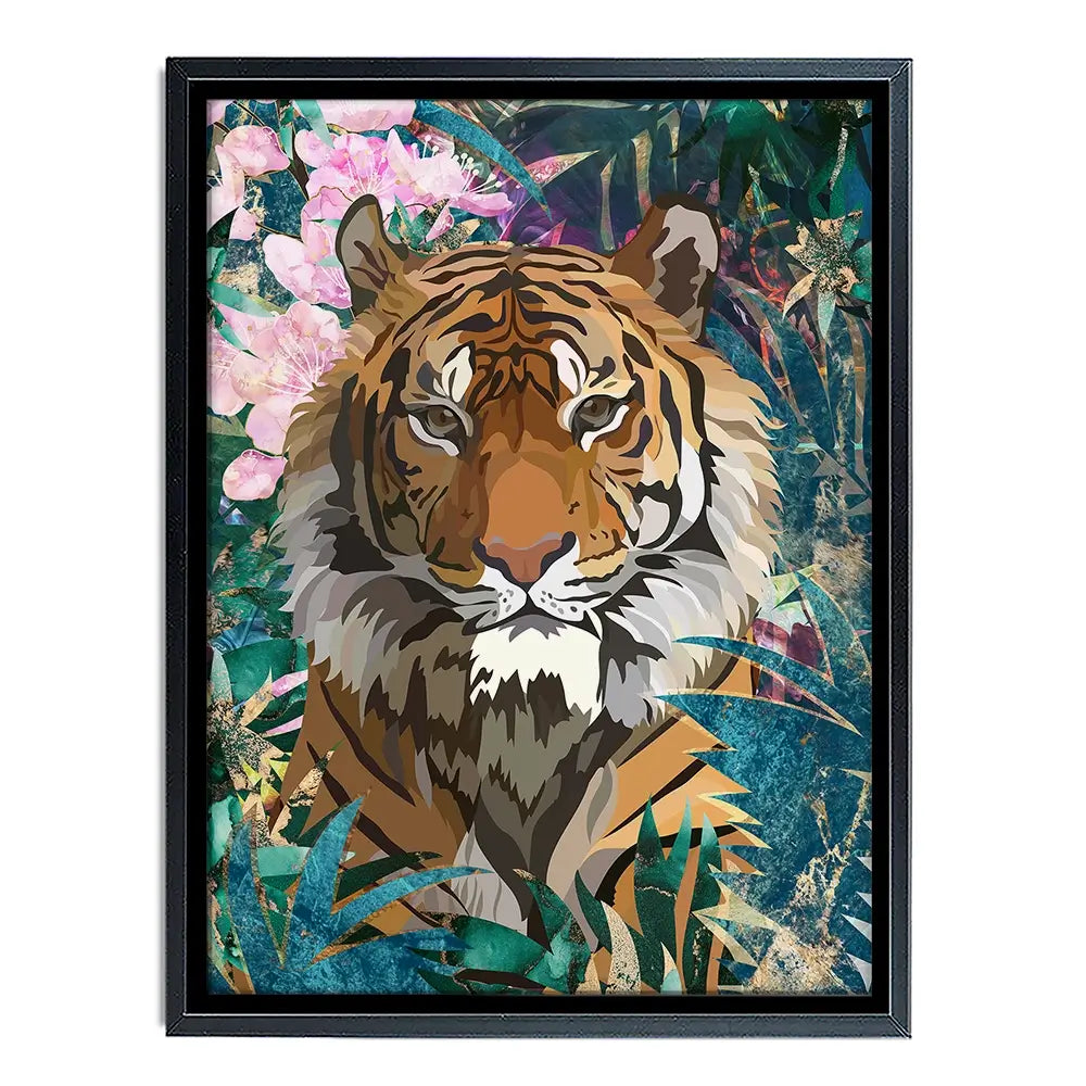 Tropical Tiger Canvas Print