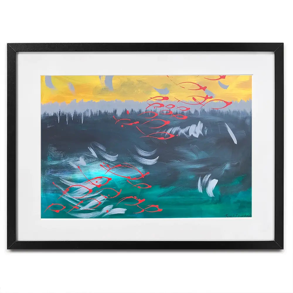 Hidden Depths Framed Art Print