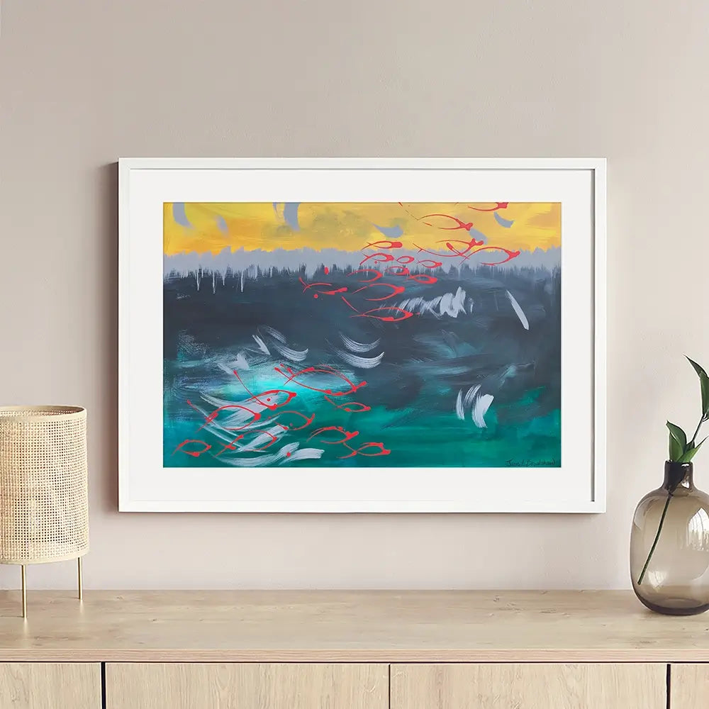 Hidden Depths Framed Art Print