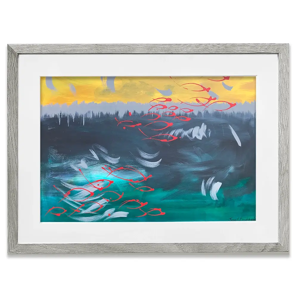 Hidden Depths Framed Art Print