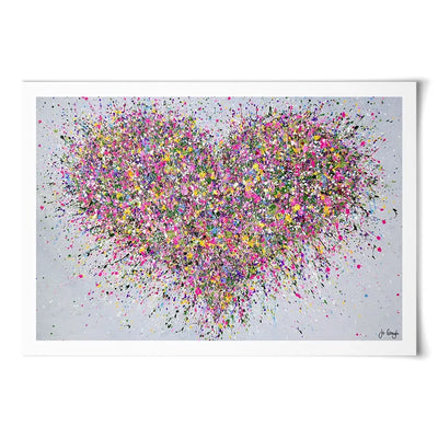 A Happy Heart Art Print