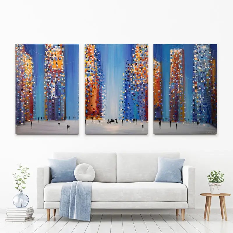 Music In The City Trio Canvas Print