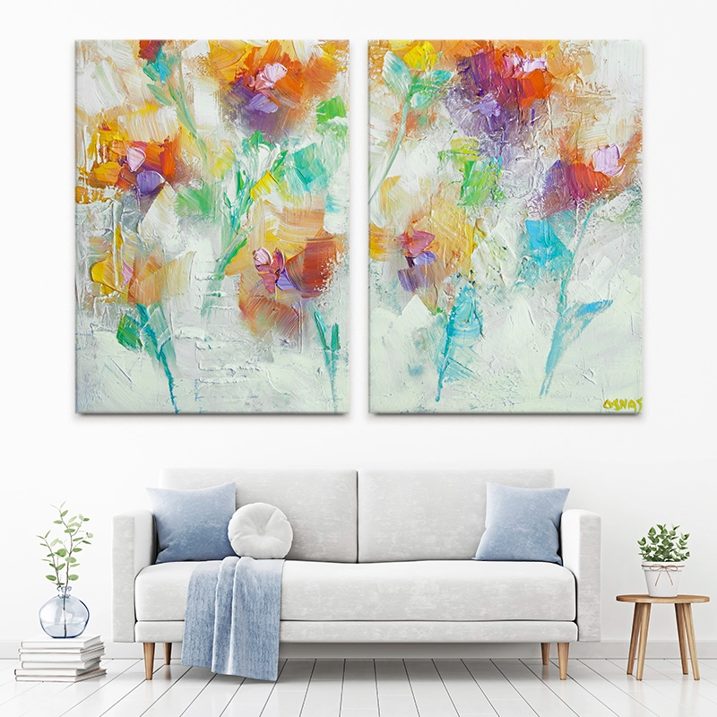 Happiness Is A Butterfly Duo Canvas Print