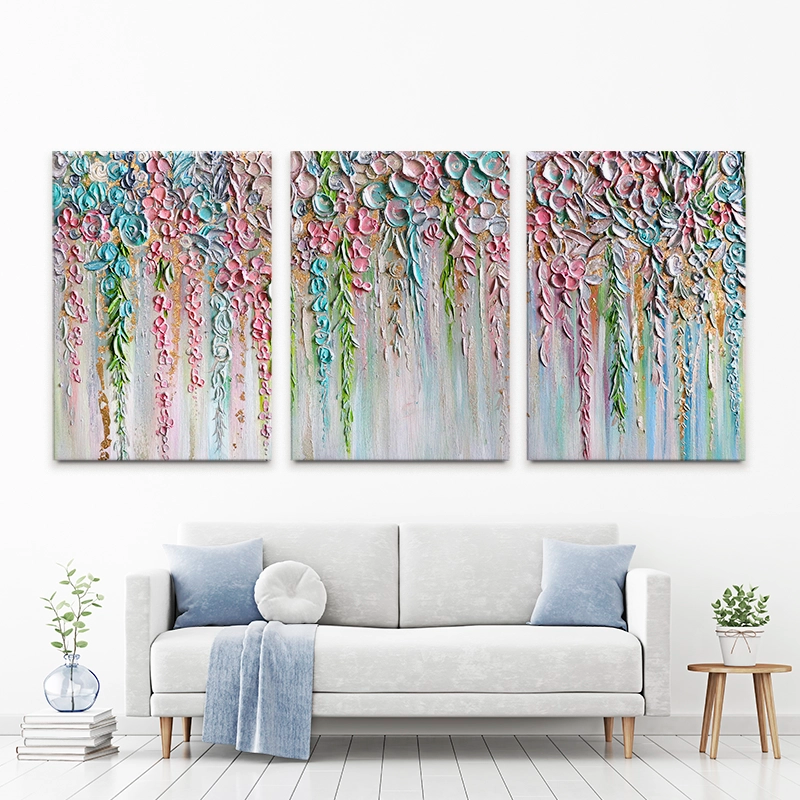 Pretty Pastels Trio Canvas Print