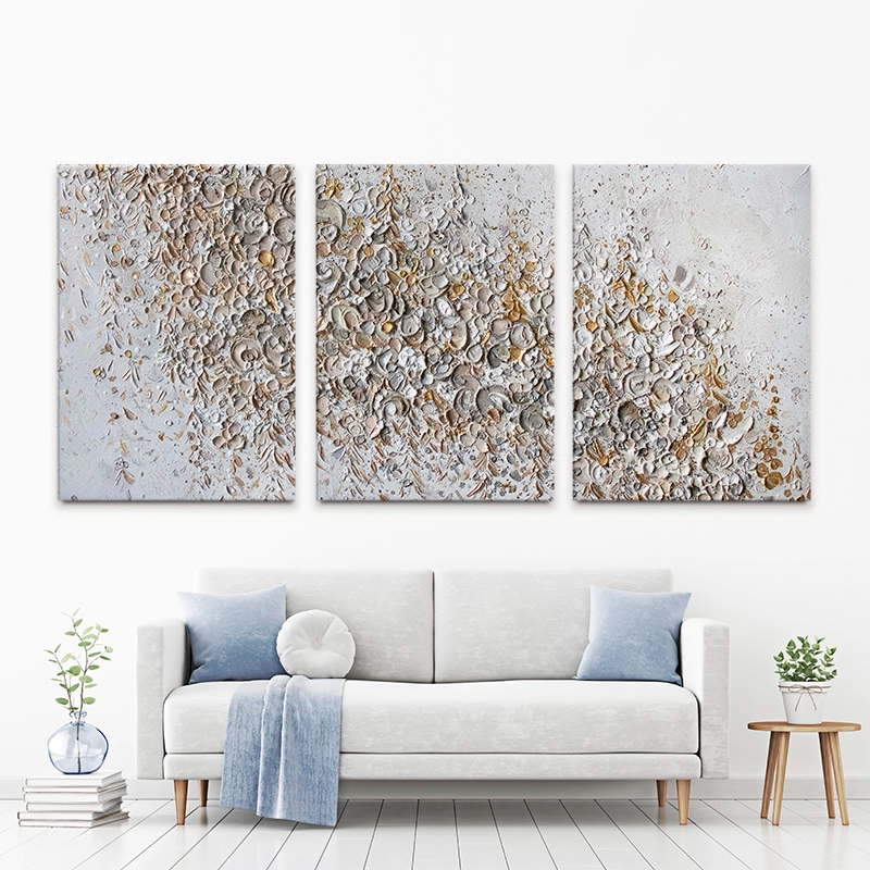 Sophisticated Celebration Trio Canvas Print