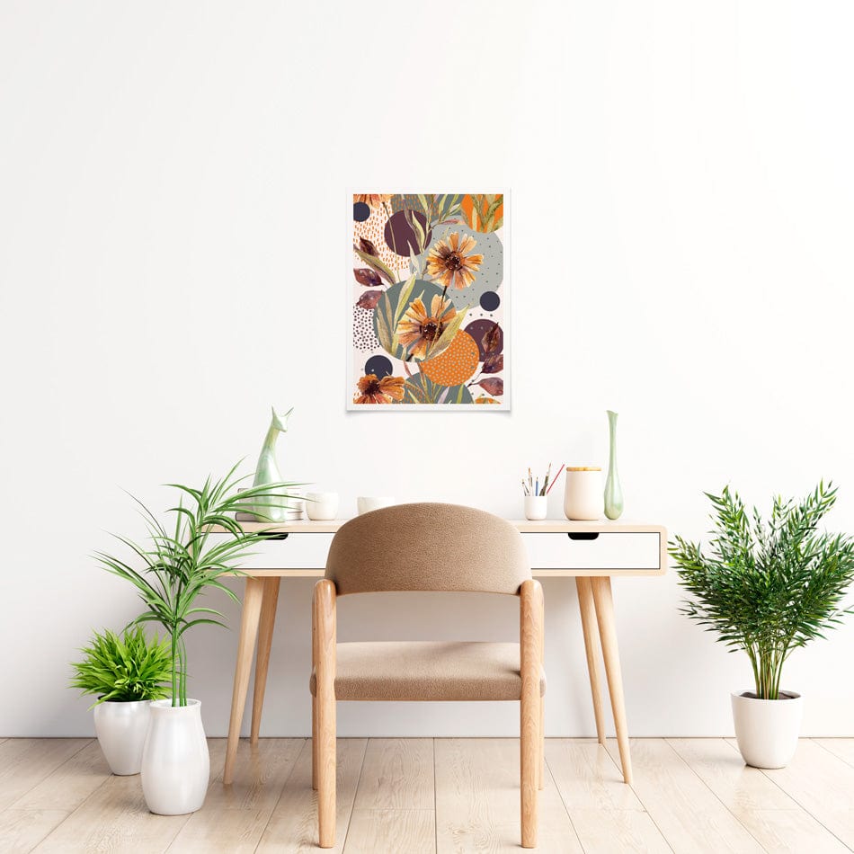 Abstract Floral Art Print wall art product / Shutterstock