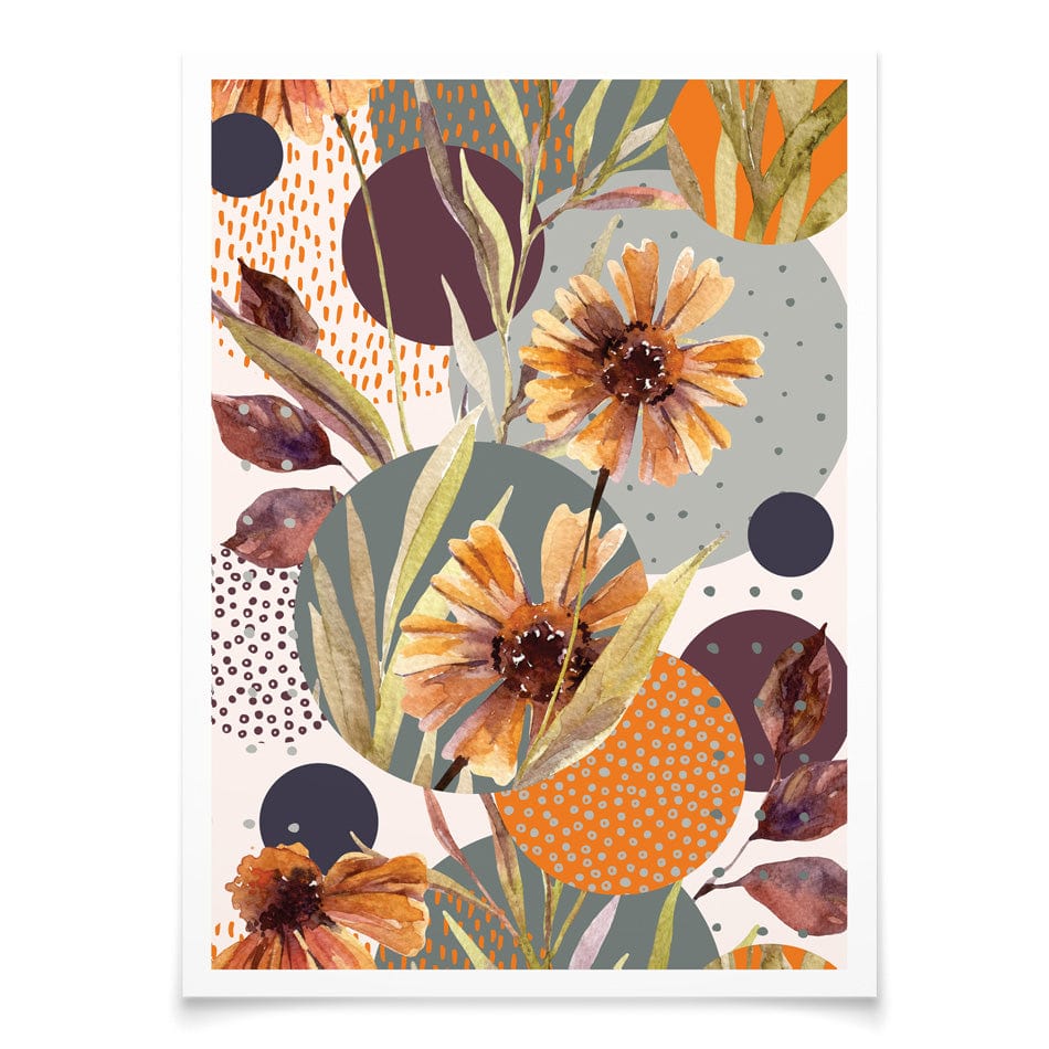 Abstract Floral Art Print wall art product / Shutterstock