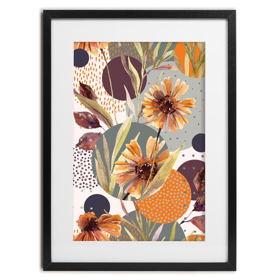 Abstract Floral Framed Art Print wall art product Tanya Syrytsyna / Shutterstock