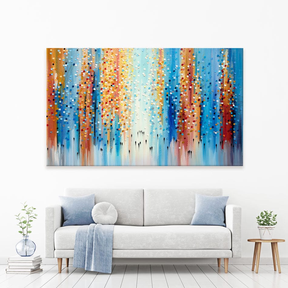 Afternoon City Canvas Print wall art product Ekaterina Ermilkina / Independent