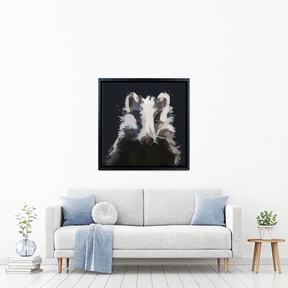 Badger Canvas Print wall art product Aimee Linzi