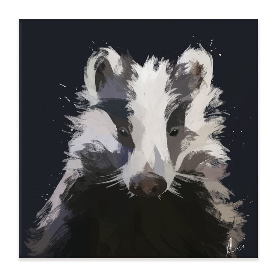 Badger Canvas Print wall art product Aimee Linzi