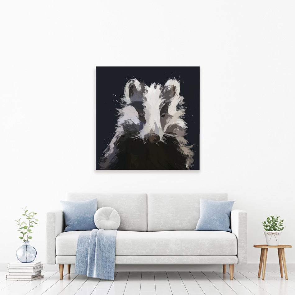 Badger Canvas Print wall art product Aimee Linzi