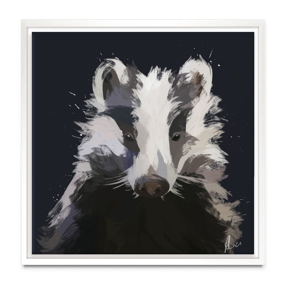 Badger Canvas Print wall art product Aimee Linzi