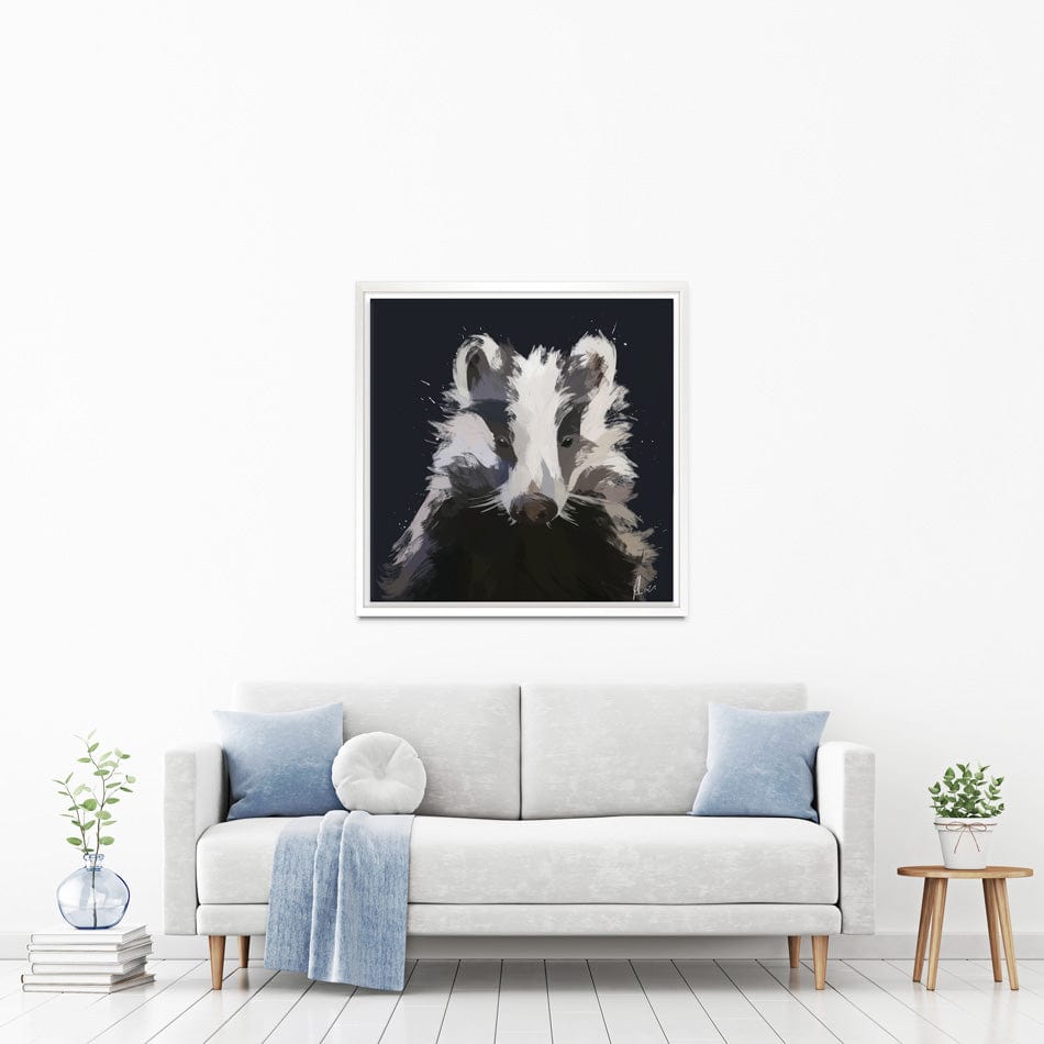 Badger Canvas Print wall art product Aimee Linzi