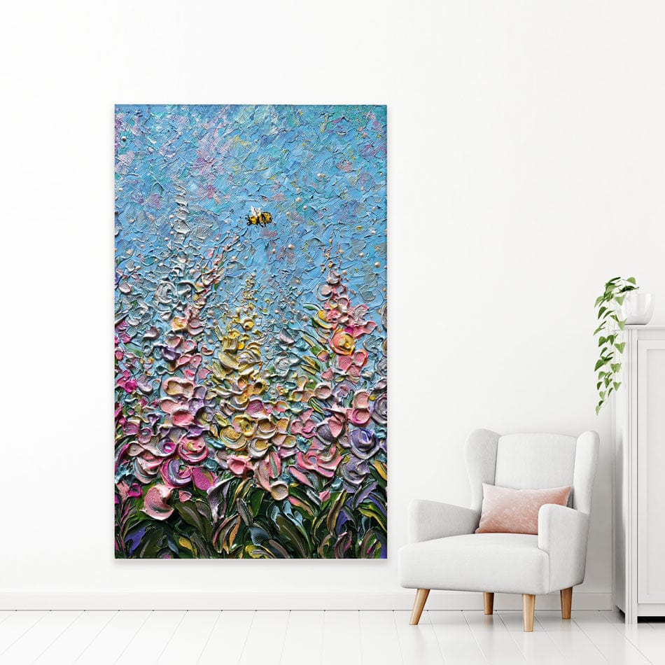 Bee Brave Canvas Print wall art product Expression By Nada