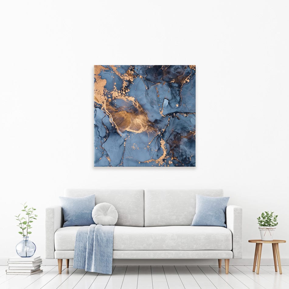 Blue And Bronze Square Canvas Print wall art product djero.adlibeshe yahoo.com / Shutterstock