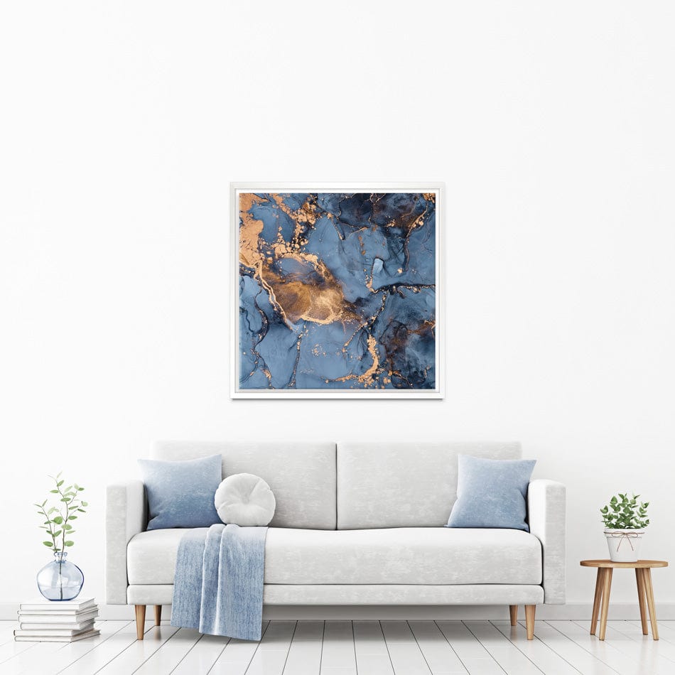 Blue And Bronze Square Canvas Print wall art product djero.adlibeshe yahoo.com / Shutterstock