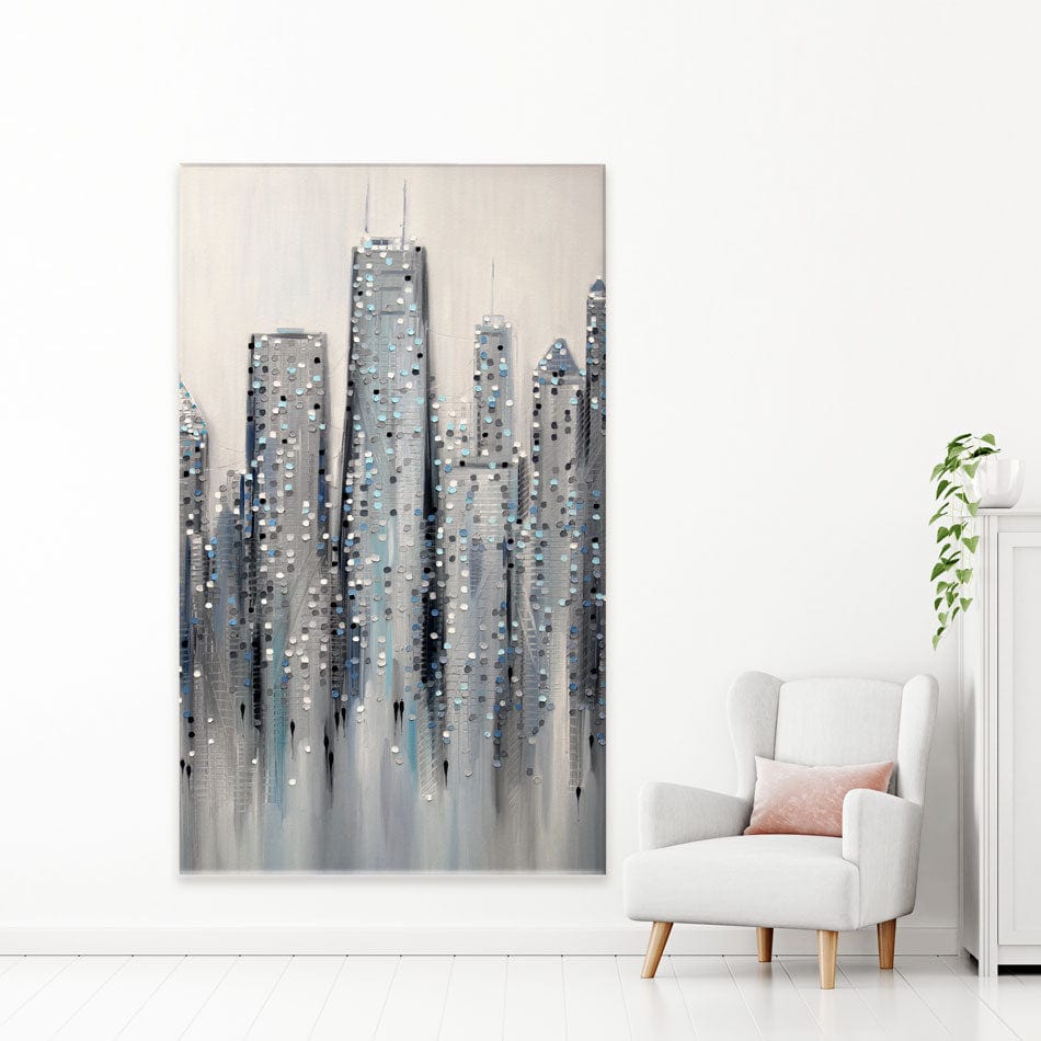 Chicago Canvas Print wall art product Ekaterina Ermilkina / Independent