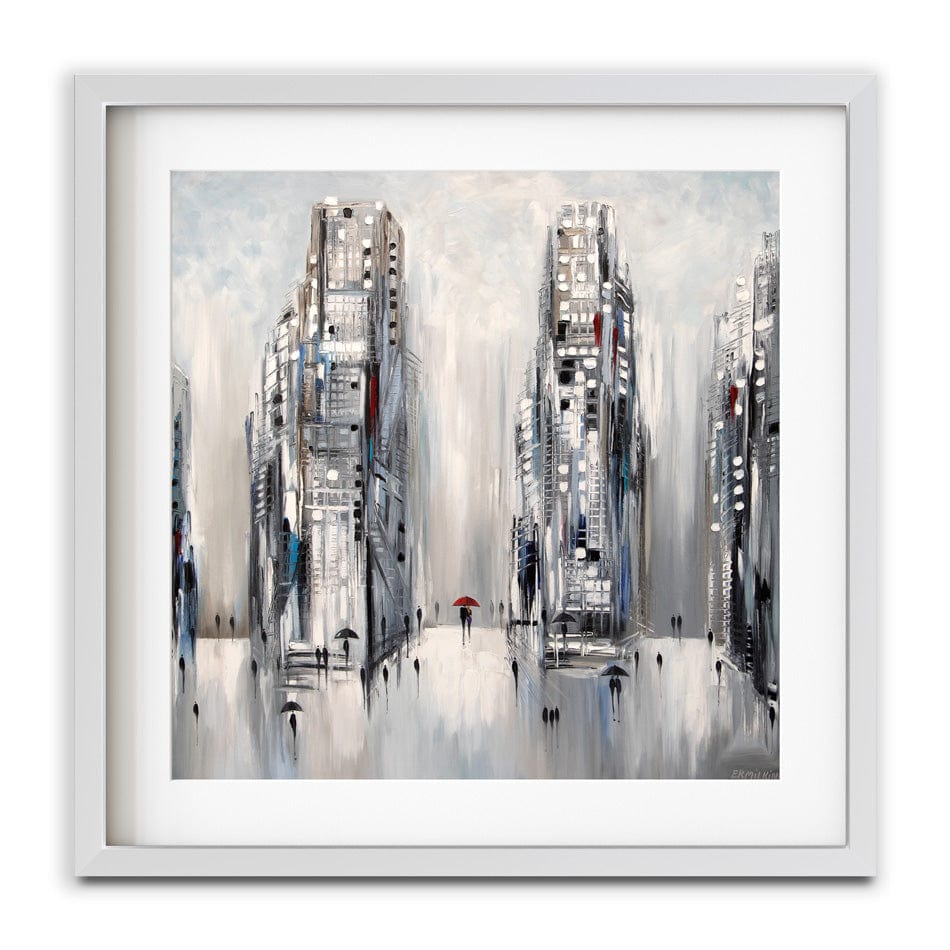 City Framed Art Print wall art product Ekaterina Ermilkina / Independent