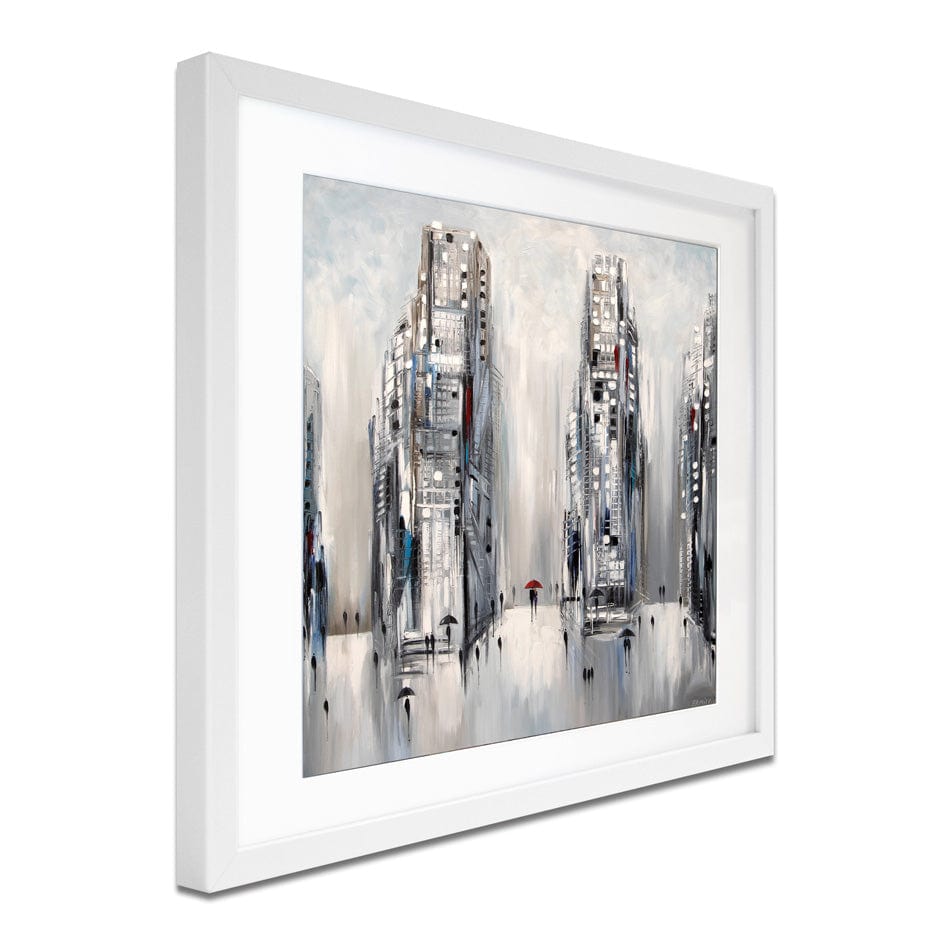 City Framed Art Print wall art product Ekaterina Ermilkina / Independent