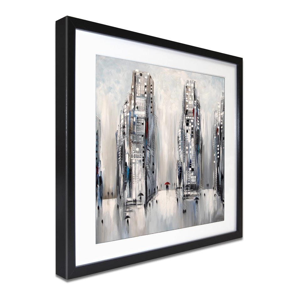 City Framed Art Print wall art product Ekaterina Ermilkina / Independent