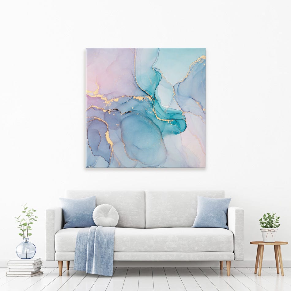 Dreamy Marble Square Canvas Print wall art product djero.adlibeshe yahoo.com / Shutterstock