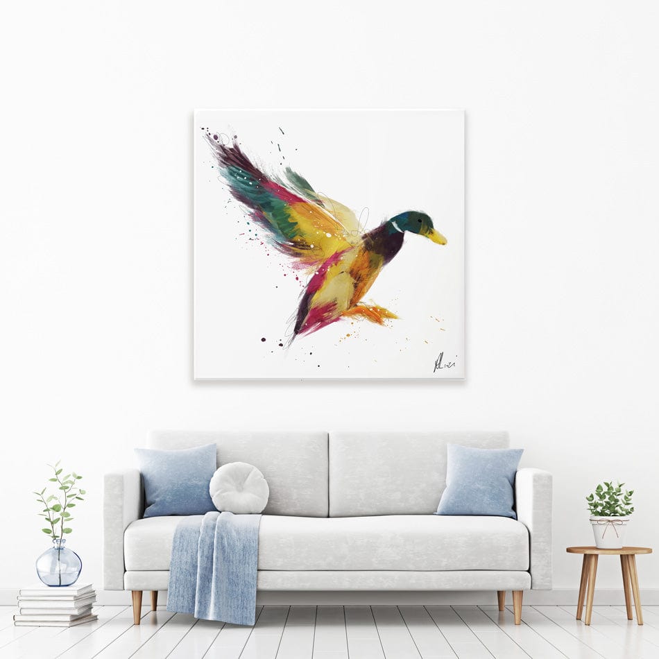 Duck Canvas Print wall art product Aimee Linzi