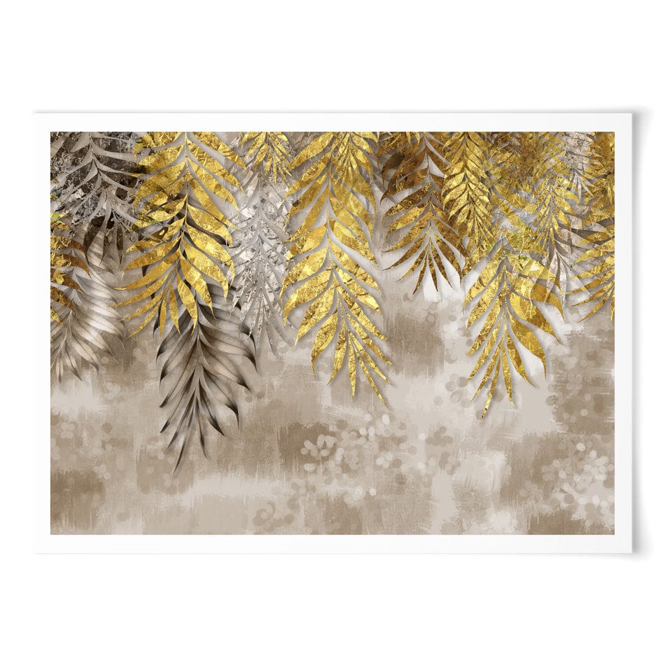 Earthy Leaves Art Print wall art product / Shutterstock