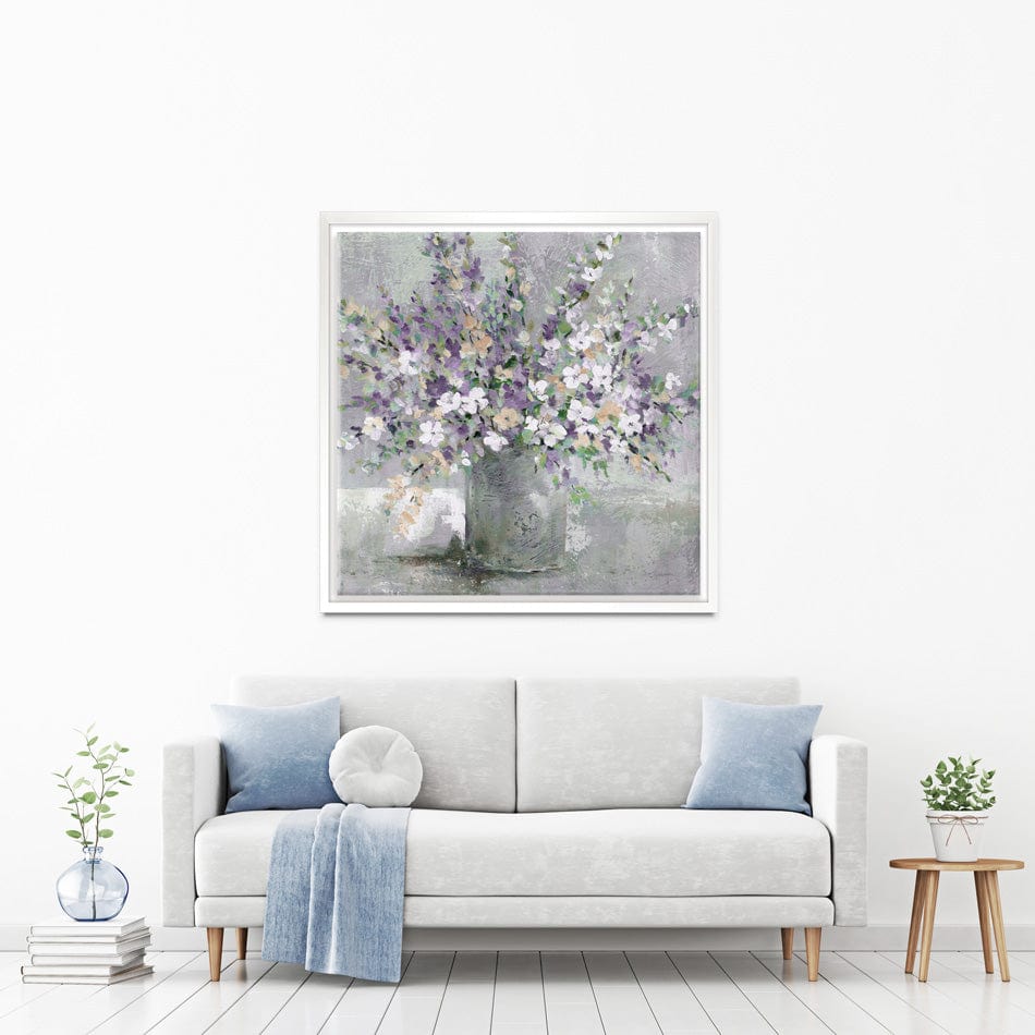 Farmhouse Lavender Canvas Print wall art product Carol Robinson