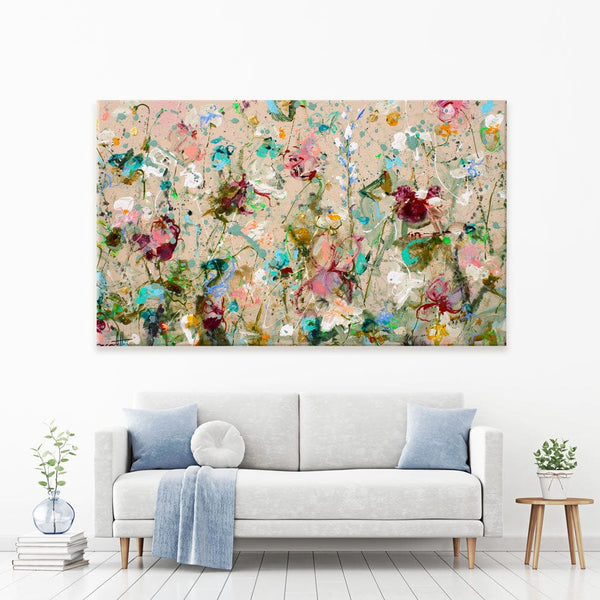 Flower Feeling Canvas Print – Art Print Shop