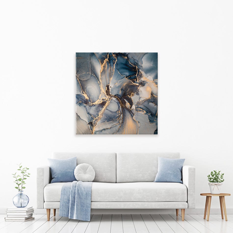 Glowing Marble Square Canvas Print wall art product coldsun777 / Shutterstock