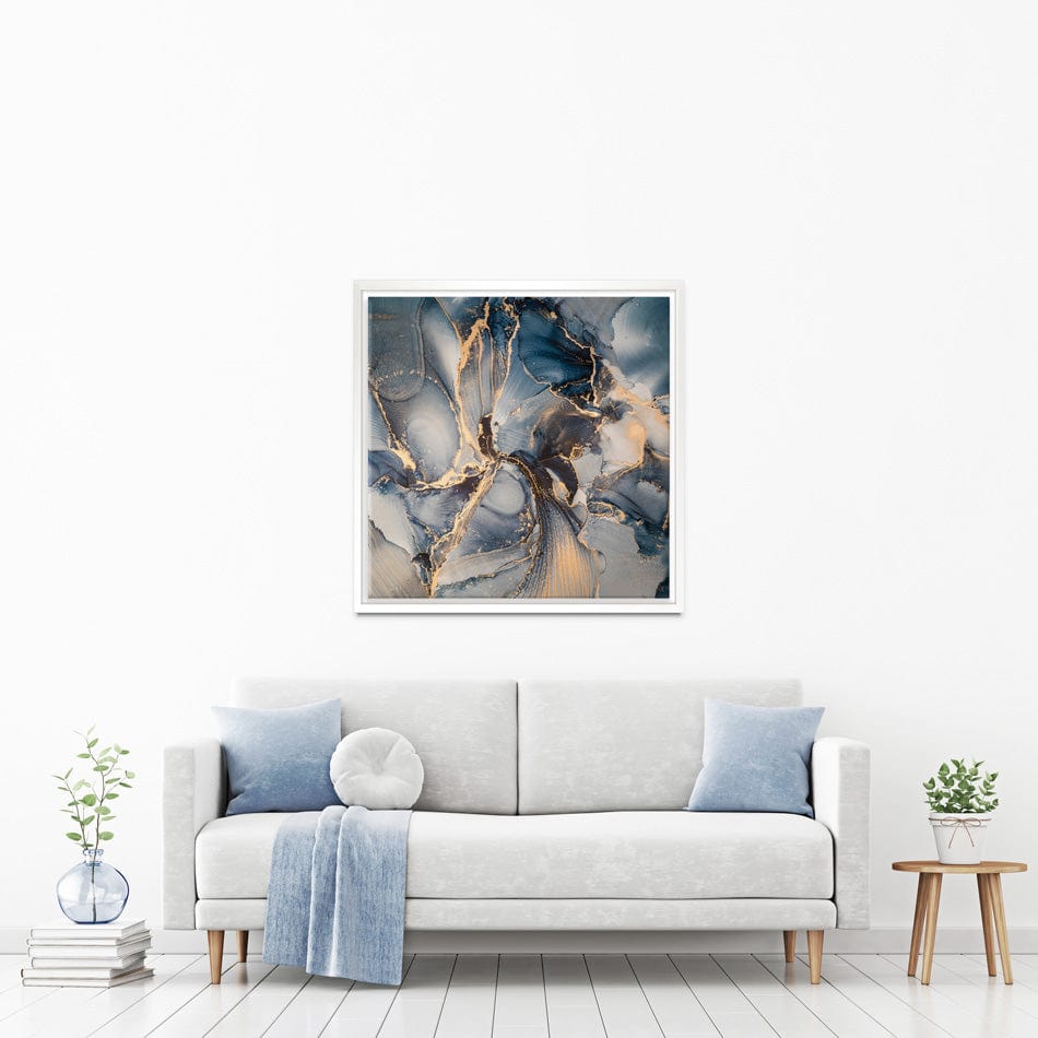 Glowing Marble Square Canvas Print wall art product coldsun777 / Shutterstock