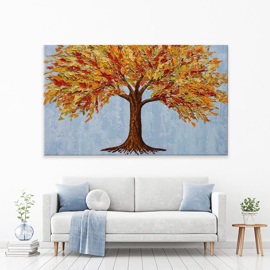 Golden Autumn Tree Canvas Print wall art product Olga Tkachyk