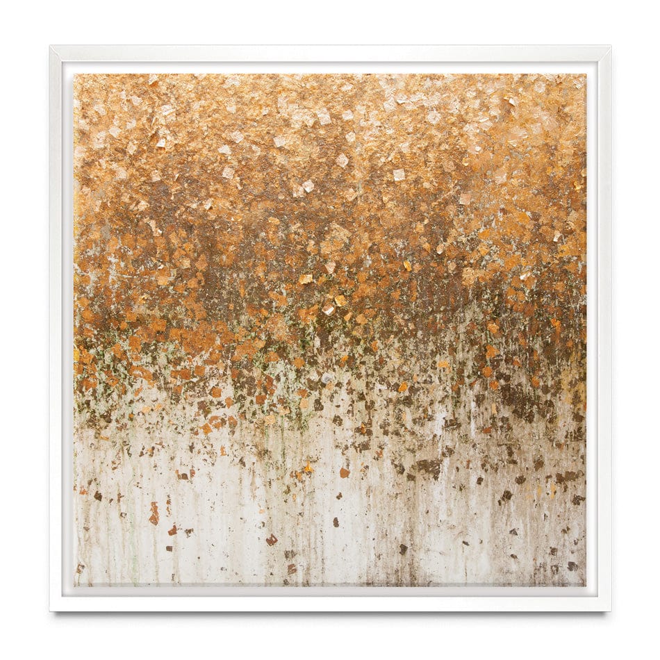 Golden Leaf Wall Square Canvas Print wall art product WIN12_ET / Shutterstock