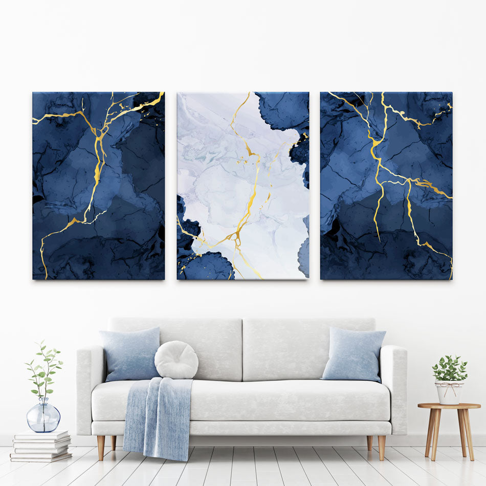 Lightening Trio Canvas Print