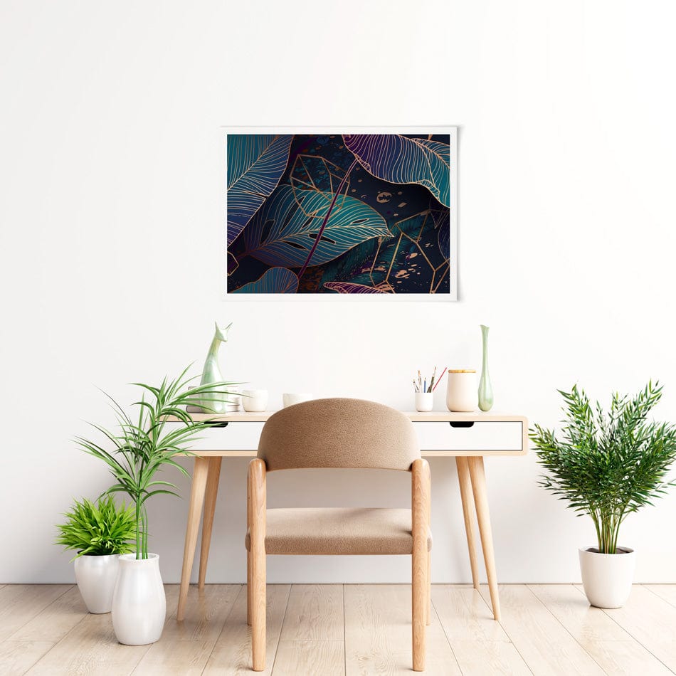 Luxe Palm Abstract Art Print wall art product Gluiki / Shutterstock