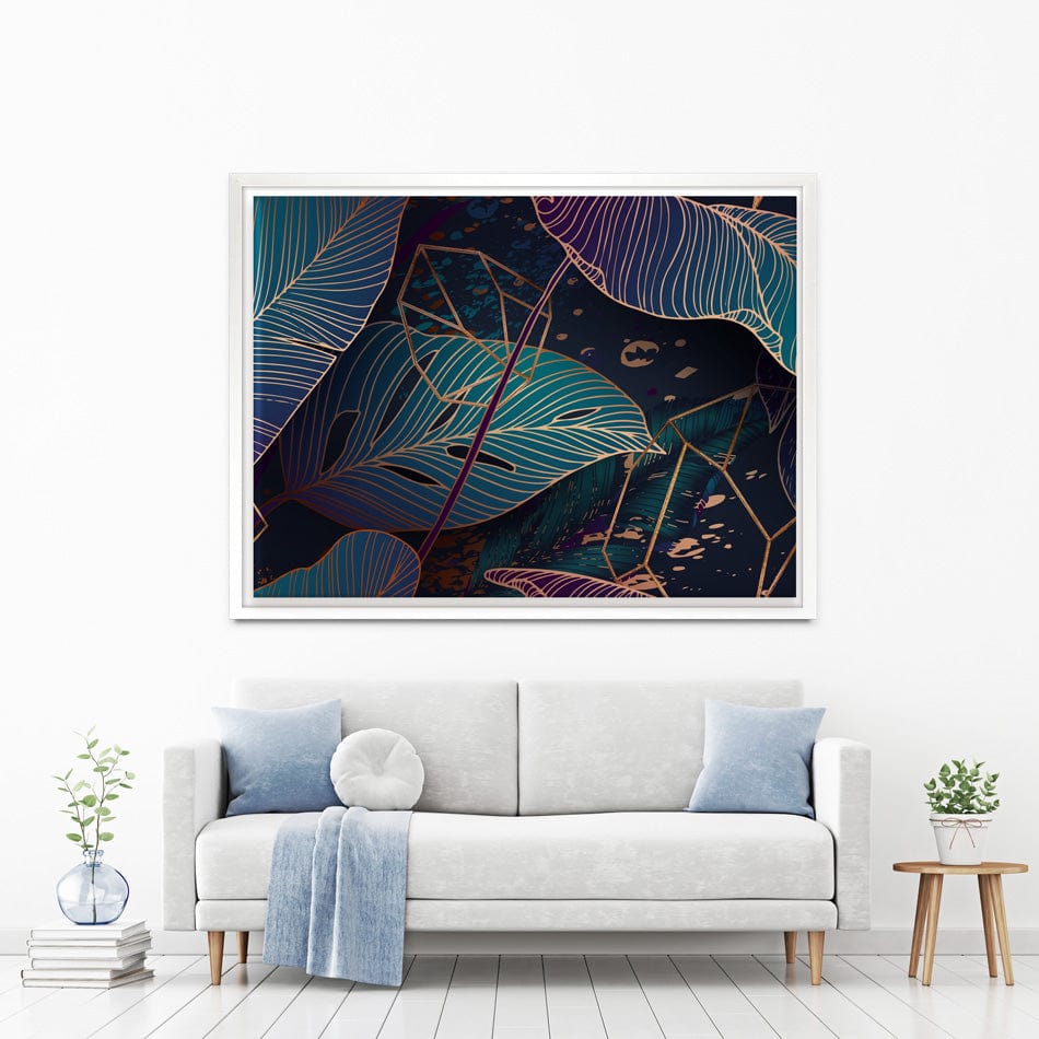 Luxe Palm Abstract Canvas Print wall art product Gluiki / Shutterstock