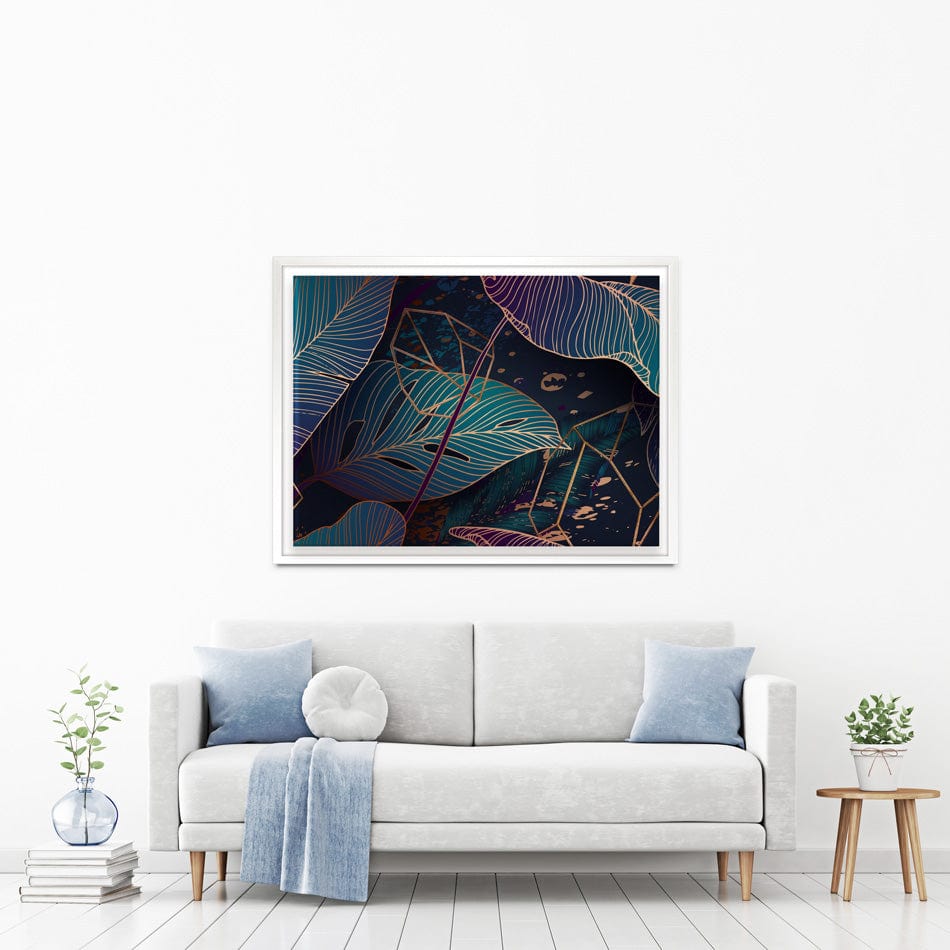 Luxe Palm Abstract Canvas Print wall art product Gluiki / Shutterstock