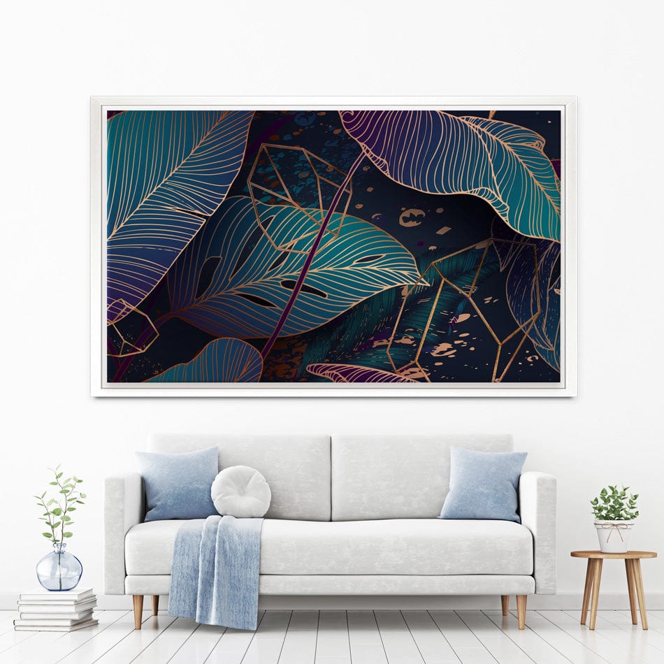 Luxe Palm Abstract Canvas Print wall art product Gluiki / Shutterstock