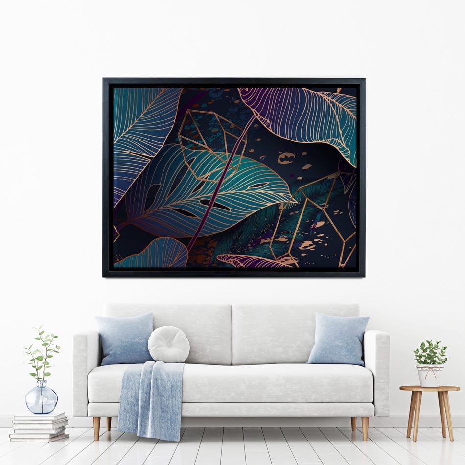 Luxe Palm Abstract Canvas Print wall art product Gluiki / Shutterstock