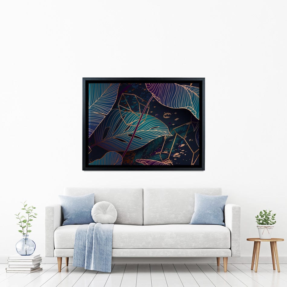 Luxe Palm Abstract Canvas Print wall art product Gluiki / Shutterstock