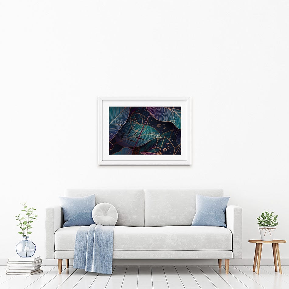 Luxe Palm Abstract Framed Art Print wall art product Gluiki / Shutterstock